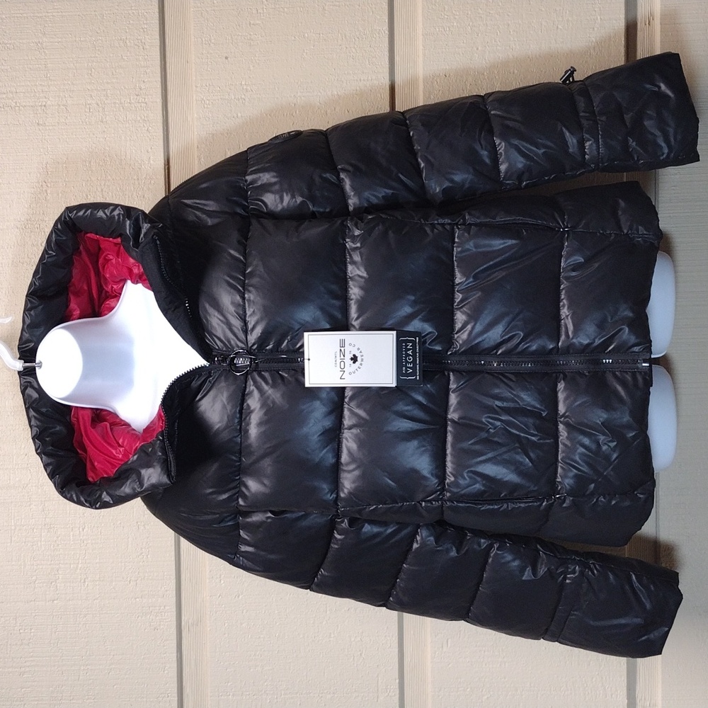 NOIZE Vegan puffer hooded parka S